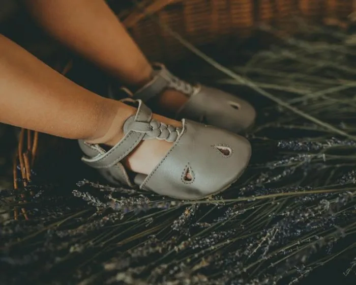 Donsje Amsterdam Shoes Baby Dudu Shoes Dark Lavender Leather