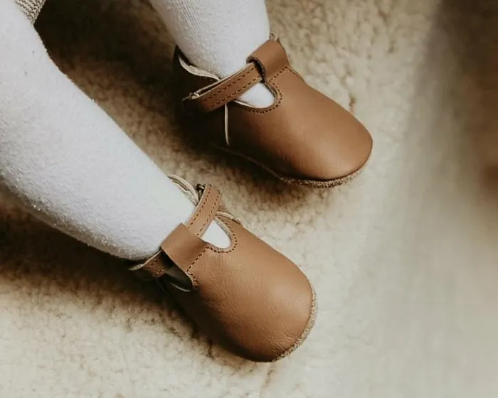 Donsje Amsterdam Shoes Baby Elia Lining Shoes Praline Leather