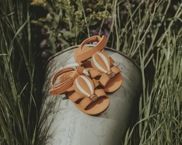 Donsje Amsterdam Shoes Baby Flops Sandals Maple Nubuck