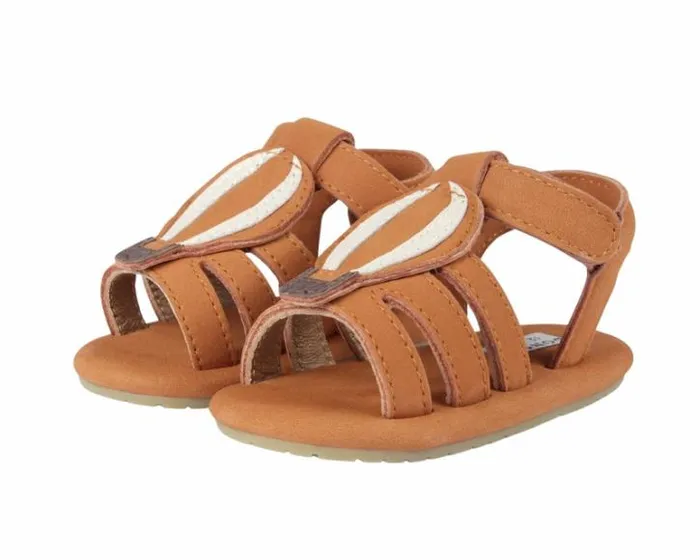 Donsje Amsterdam Shoes Baby Flops Sandals Maple Nubuck