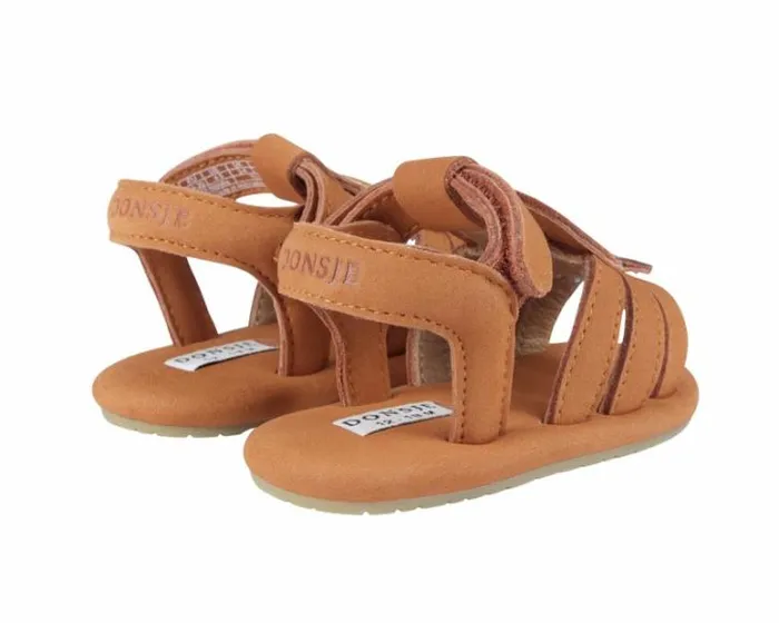 Donsje Amsterdam Shoes Baby Flops Sandals Maple Nubuck