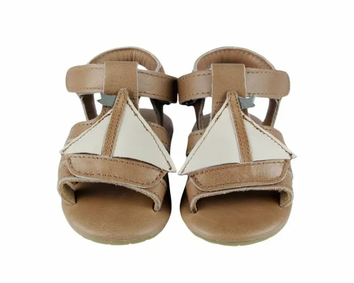 Donsje Amsterdam Shoes Baby Flops Sandals Nutmeg Leather