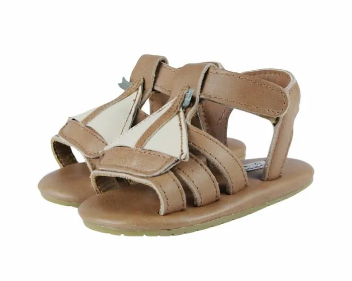 Donsje Amsterdam Shoes Baby Flops Sandals Nutmeg Leather