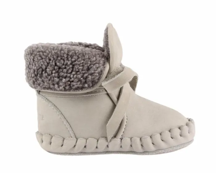 Donsje Amsterdam Shoes Baby Jaya Light Grey Nubuck