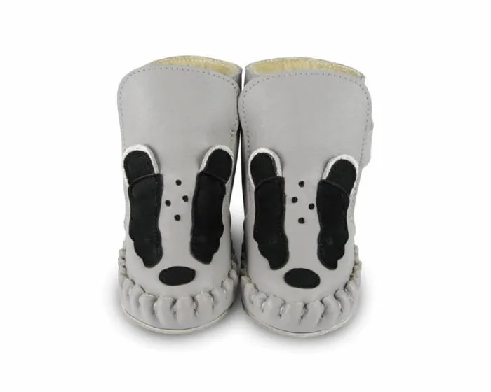 Donsje Amsterdam Shoes Baby Kapi Exclusive Light Stone Leather