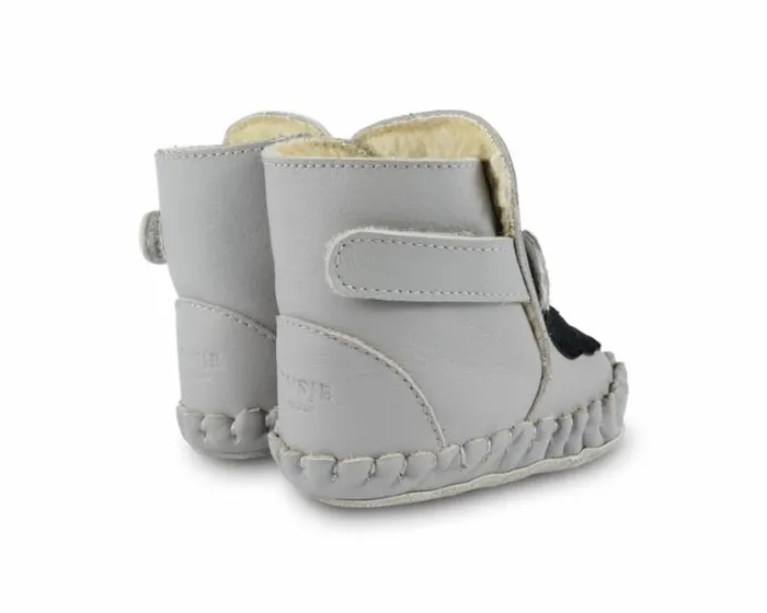 Donsje Amsterdam Shoes Baby Kapi Exclusive Light Stone Leather