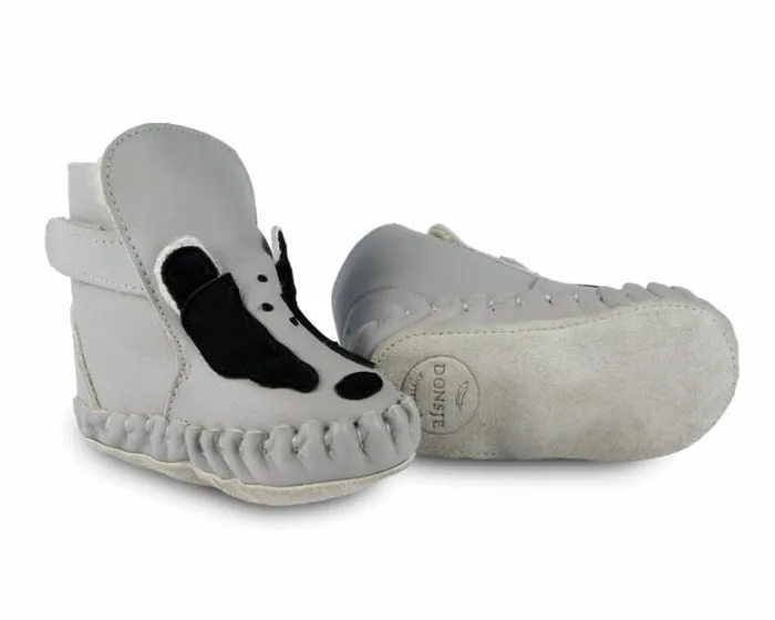 Donsje Amsterdam Shoes Baby Kapi Exclusive Light Stone Leather