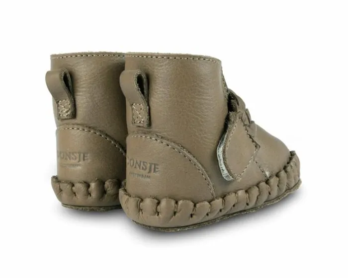 Donsje Amsterdam Shoes Baby Mace Booties Army Leather