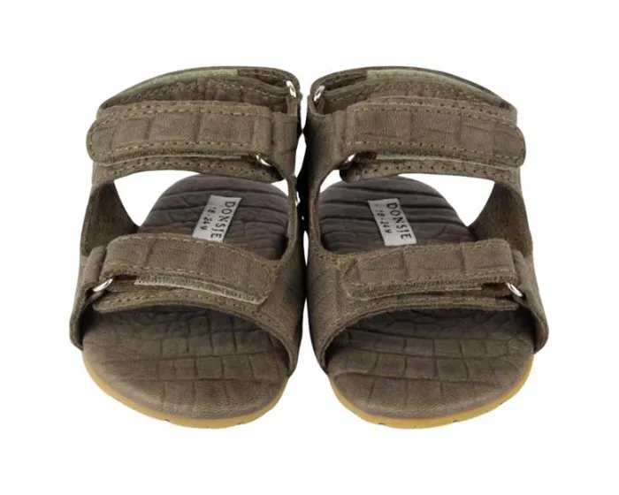 Donsje Amsterdam Shoes Baby Mado Exclusive Stone Croco Stamped Leather
