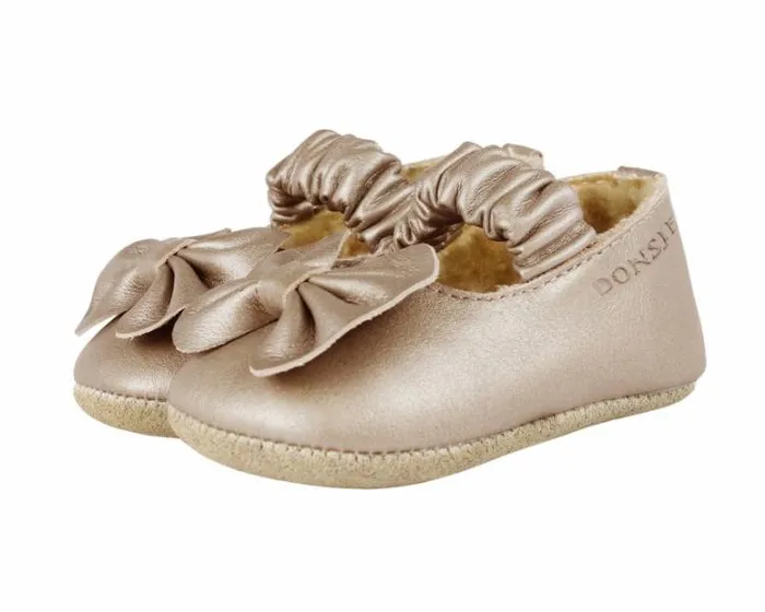 Donsje Amsterdam Shoes Baby Neni Ballerinas Powder Metallic Nubuck