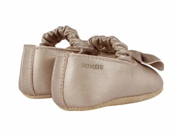 Donsje Amsterdam Shoes Baby Neni Ballerinas Powder Metallic Nubuck