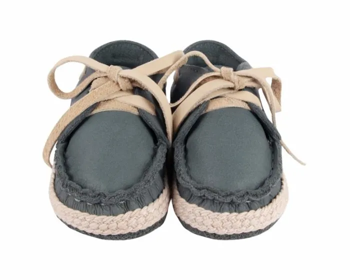 Donsje Amsterdam Shoes Baby Noud Blue Stone Leather
