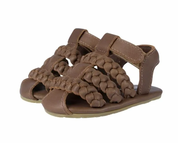 Donsje Amsterdam Shoes Baby Pam Sandals Cognac Classic Leather