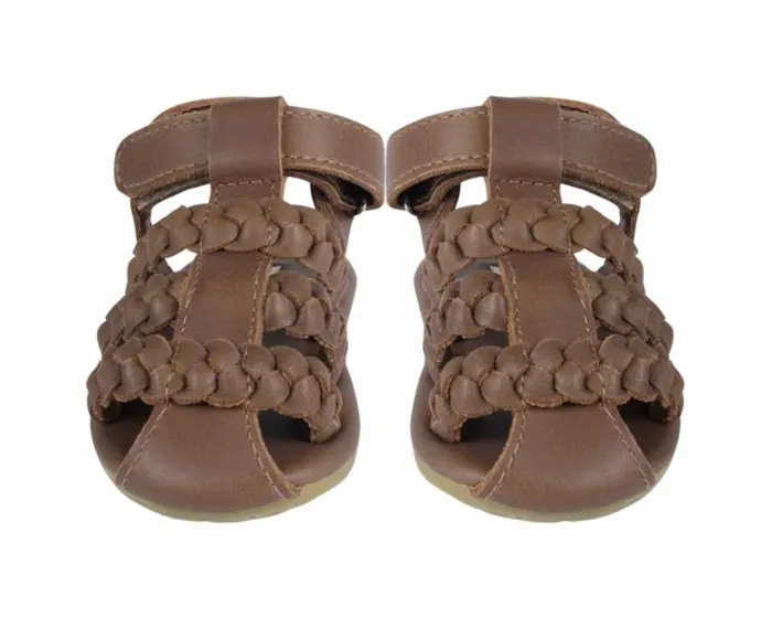 Donsje Amsterdam Shoes Baby Pam Sandals Cognac Classic Leather