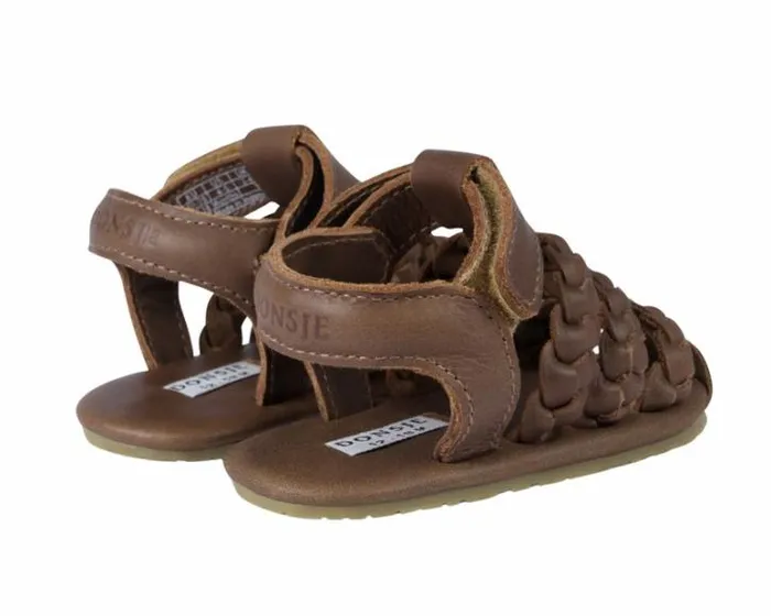Donsje Amsterdam Shoes Baby Pam Sandals Cognac Classic Leather