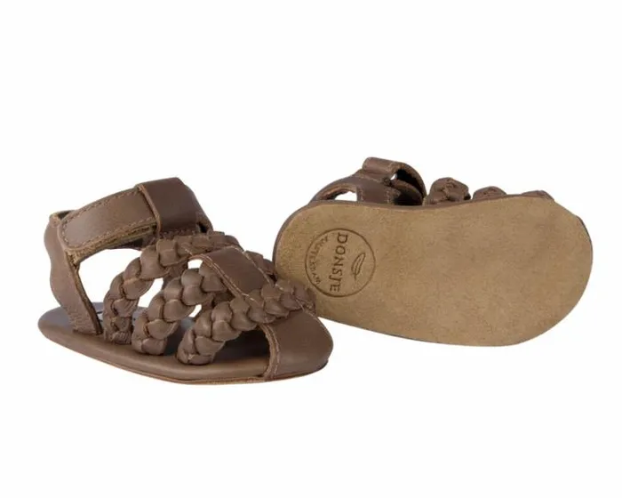 Donsje Amsterdam Shoes Baby Pam Sandals Cognac Classic Leather