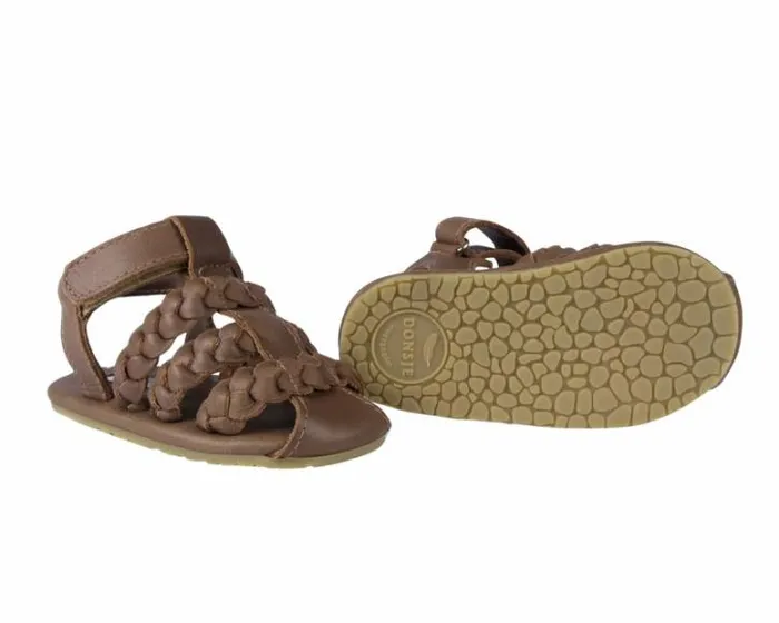 Donsje Amsterdam Shoes Baby Pam Sandals Cognac Classic Leather