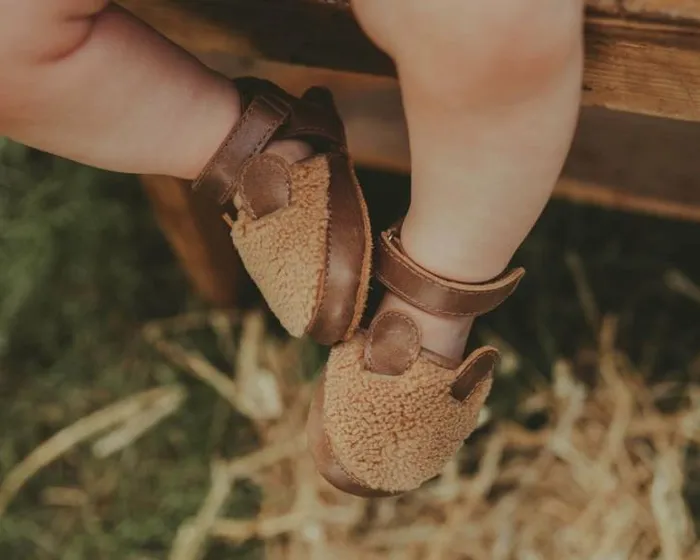 Donsje Amsterdam Shoes Baby Romi Sandals Cognac Classic Leather