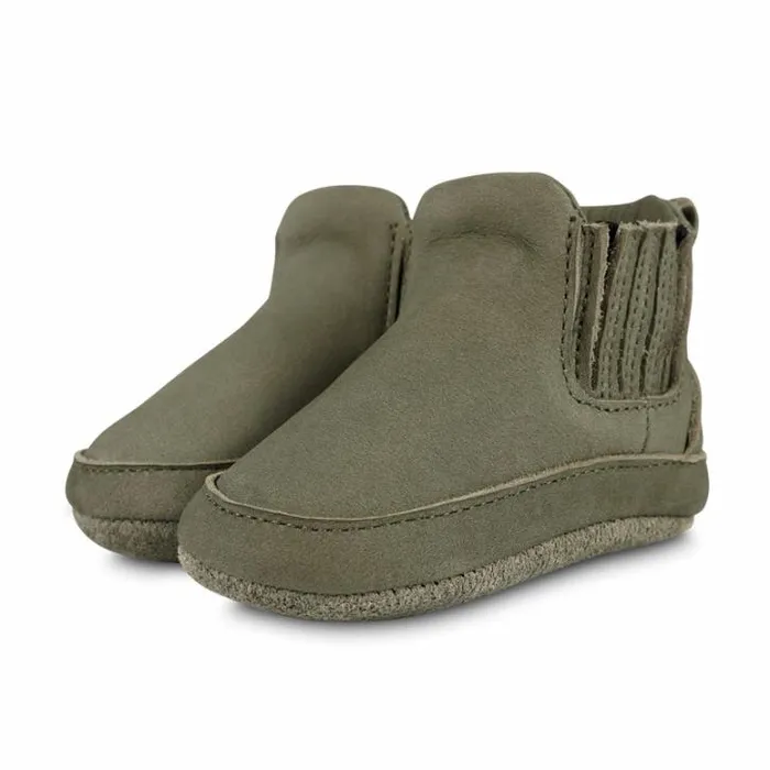 Donsje Amsterdam Shoes Baby Skib Booties Stone Nubuck