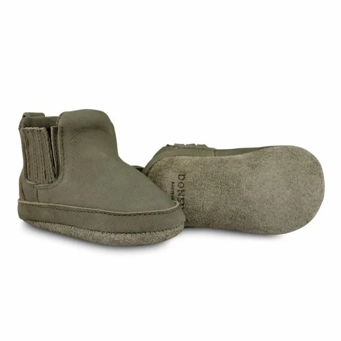 Donsje Amsterdam Shoes Baby Skib Booties Stone Nubuck
