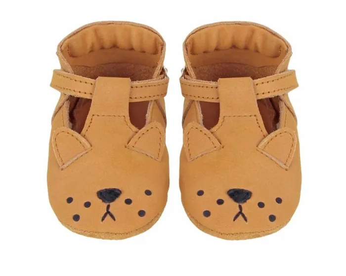 Donsje Amsterdam Shoes Baby Spark Classic Shoes Caramel Nubuck