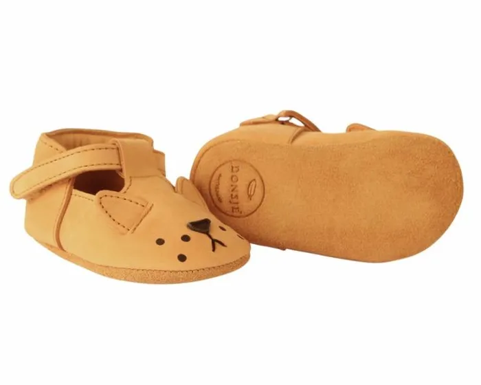 Donsje Amsterdam Shoes Baby Spark Classic Shoes Caramel Nubuck