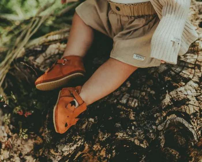 Donsje Amsterdam Shoes Baby Spark Classic Shoes Maple Nubuck