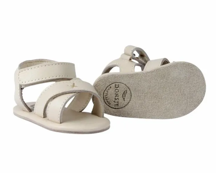 Donsje Amsterdam Shoes Baby Tobi Sandals Cream Leather
