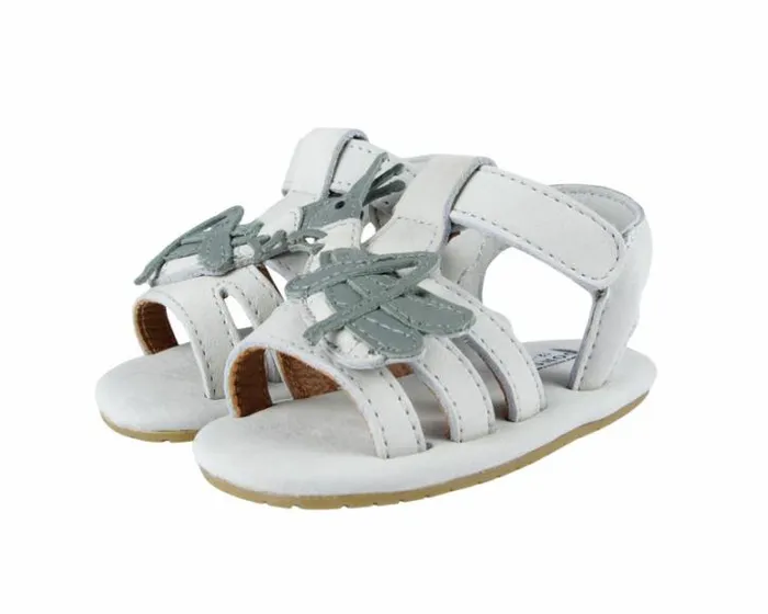 Donsje Amsterdam Shoes Baby Tuti Sky Sandals Light Grey Nubuck