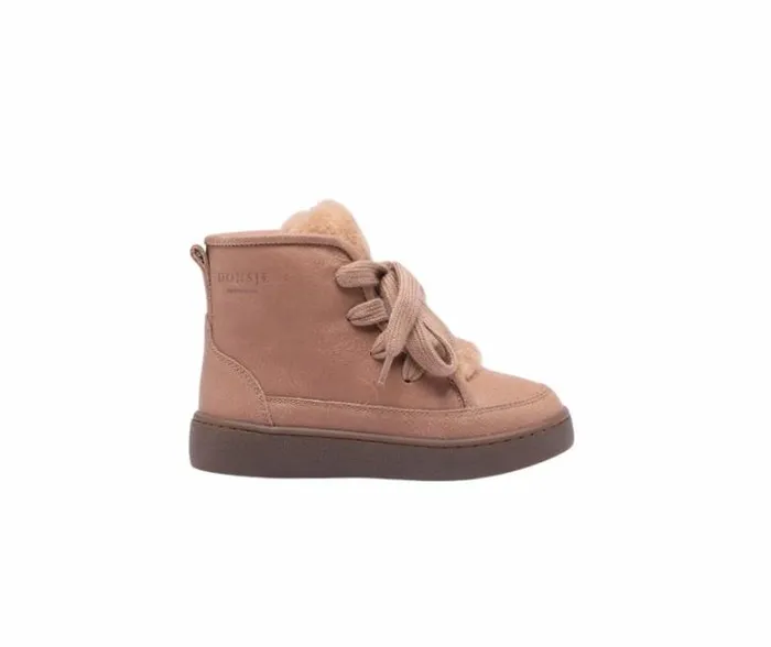 Donsje Amsterdam Sneakers Boys Flinn Hazelnut Leather