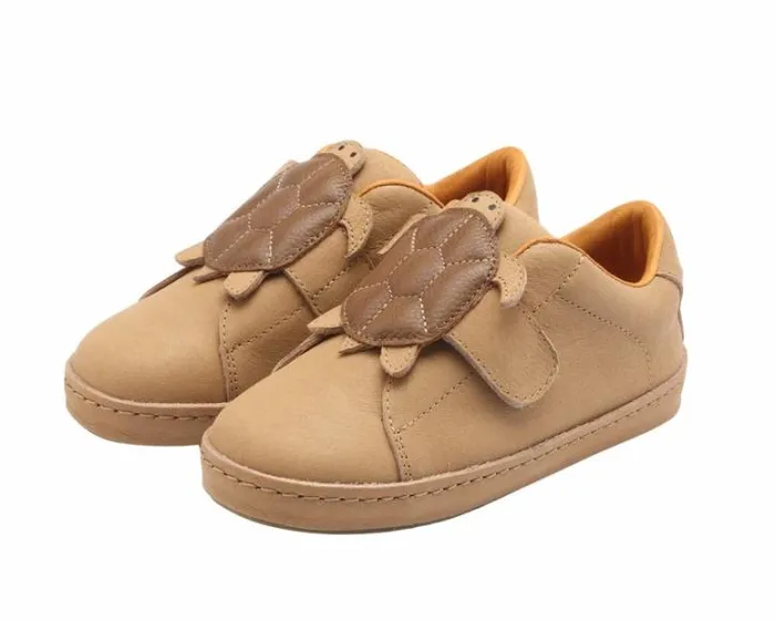 Donsje Amsterdam Sneakers Boys Hayo Taupe Leather