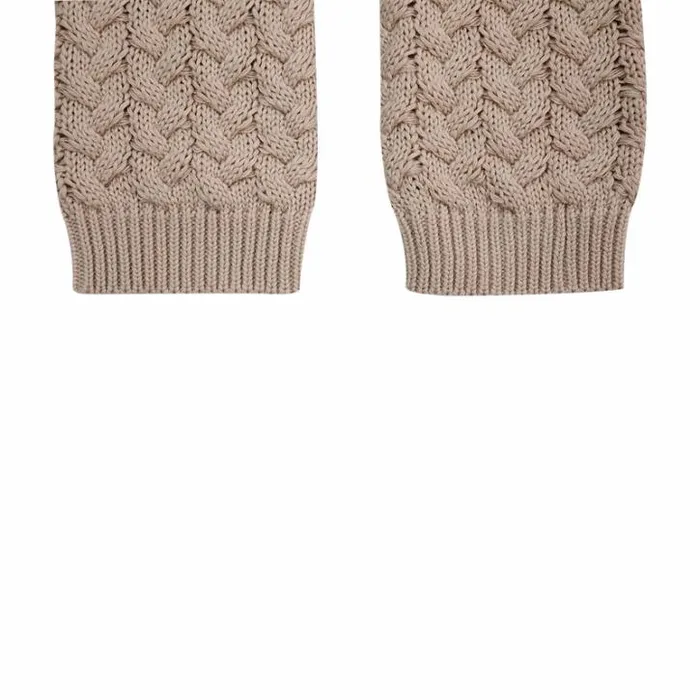 Donsje Amsterdam Socks and Tights Girls Ilotu Leg Warmers Soft Sand