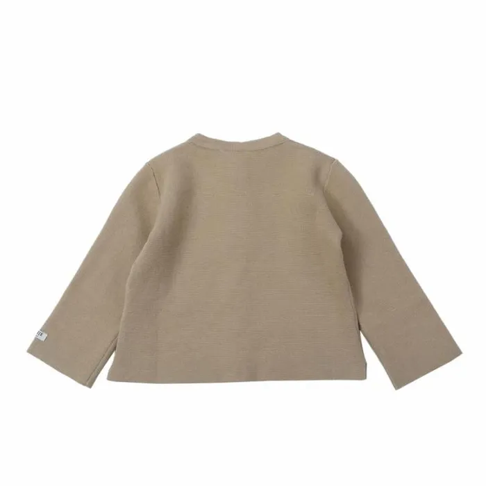 Donsje Amsterdam Sweaters and Cardigans Baby Loann Cardigan Light Hay