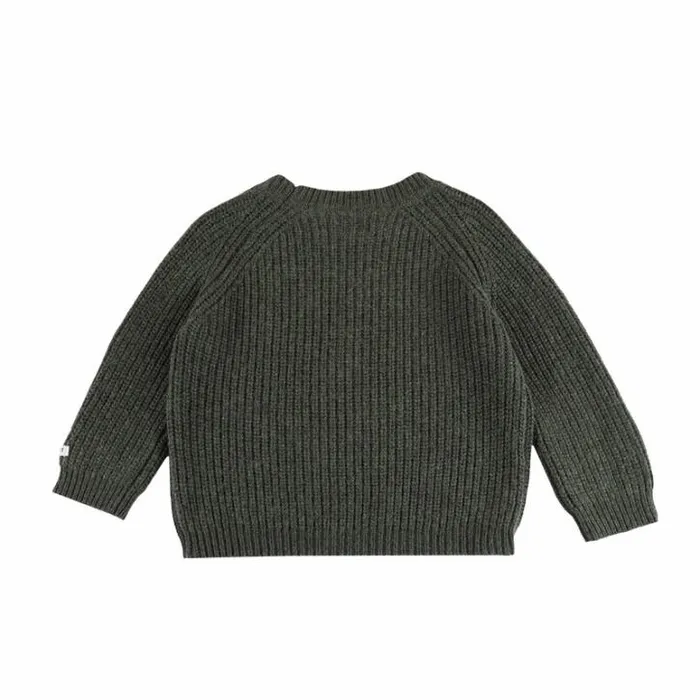 Donsje Amsterdam Sweaters and Cardigans Boys Garie Sweater Forest Green Melange