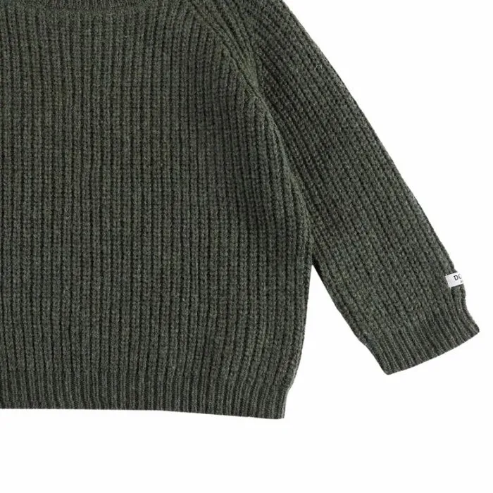 Donsje Amsterdam Sweaters and Cardigans Boys Garie Sweater Forest Green Melange