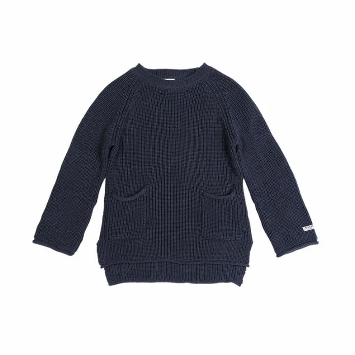 Donsje Amsterdam Sweaters and Cardigans Boys Qtella Sweater Dark Petrol