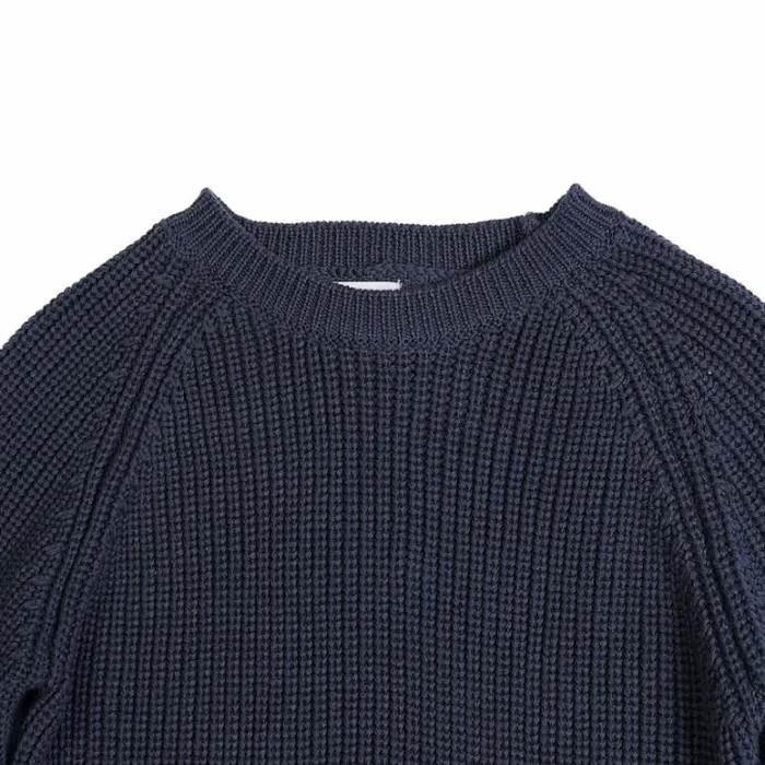 Donsje Amsterdam Sweaters and Cardigans Boys Qtella Sweater Dark Petrol