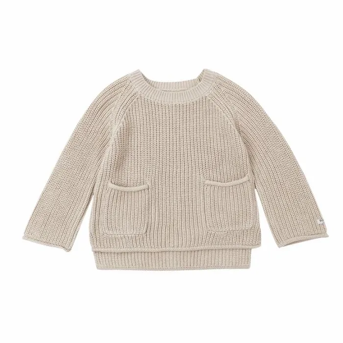 Donsje Amsterdam Sweaters and Cardigans Boys Stella Sweater Soft Sand