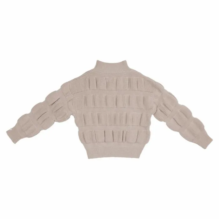 Donsje Amsterdam Sweaters and Cardigans Girls Ceou Sweater Lavender Brown