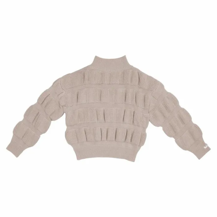 Donsje Amsterdam Sweaters and Cardigans Girls Ceou Sweater Lavender Brown