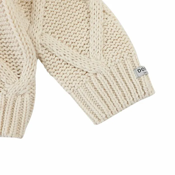 Donsje Amsterdam Sweaters and Cardigans Girls Vavida Cardigan Lily White