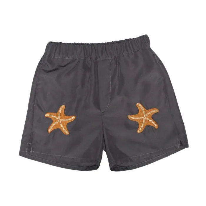 Donsje Amsterdam Swimwear Boys Seba Swim Shorts Grey