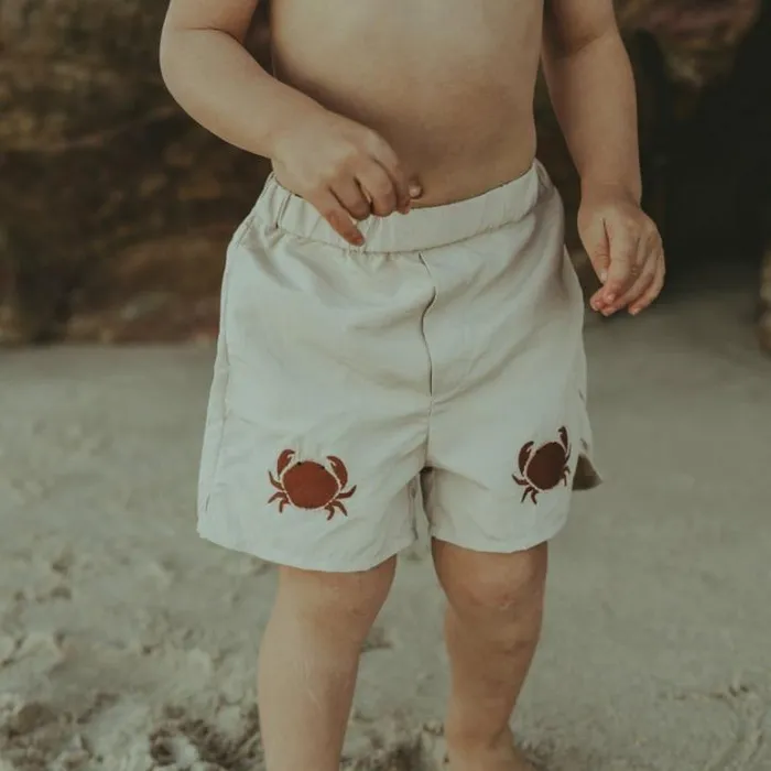 Donsje Amsterdam Swimwear Boys Seba Swim Shorts Sand
