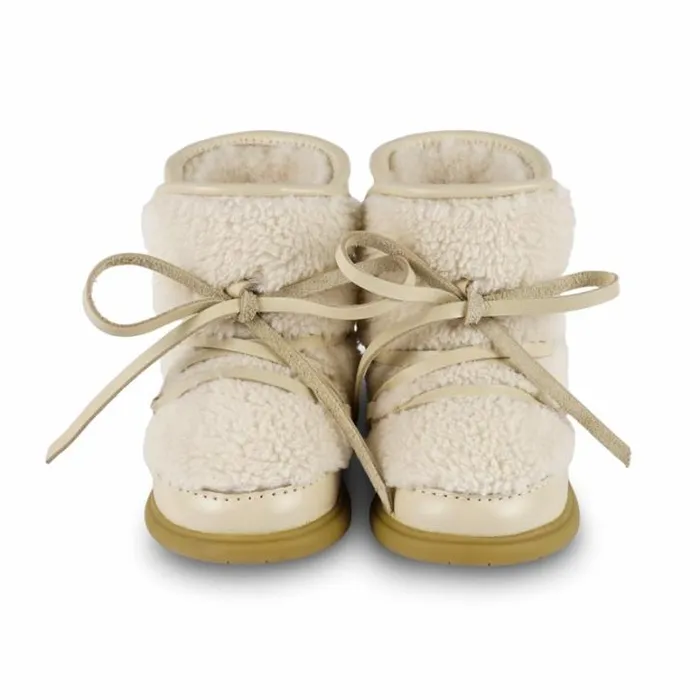Donsje Amsterdam Toddler Shoes Baby Ceysa Shoes Cream Leather