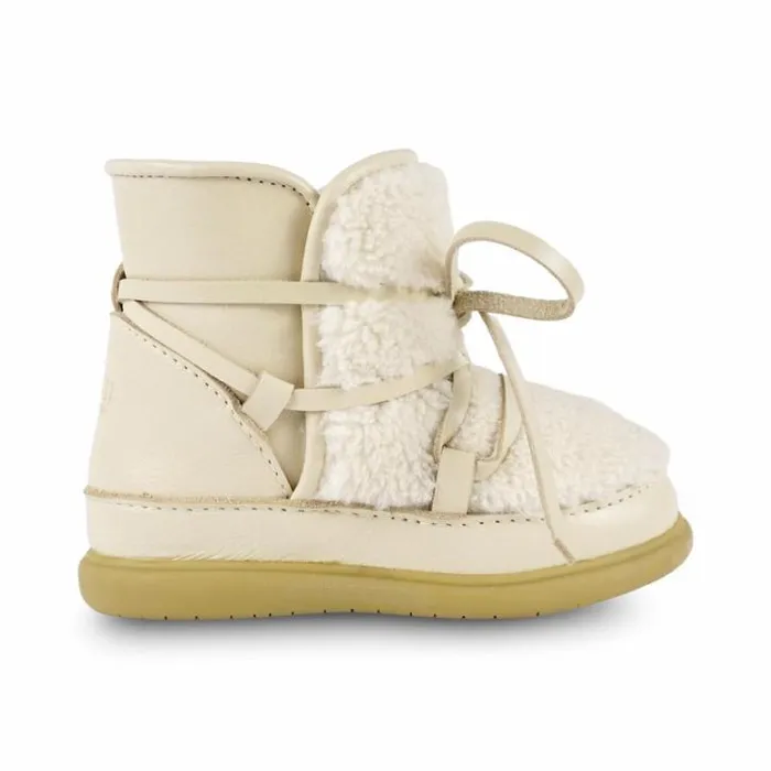 Donsje Amsterdam Toddler Shoes Baby Ceysa Shoes Cream Leather