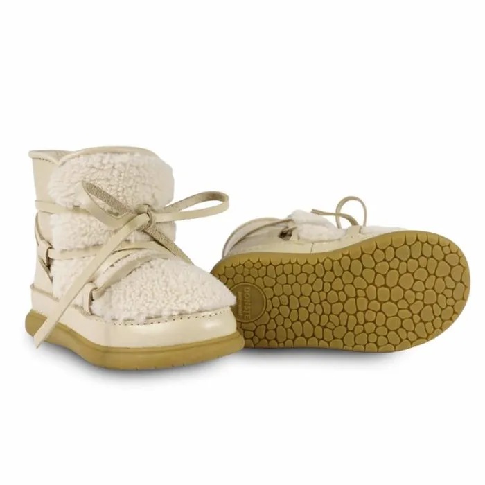 Donsje Amsterdam Toddler Shoes Baby Ceysa Shoes Cream Leather