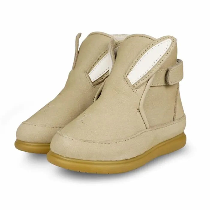 Donsje Amsterdam Toddler Shoes Baby Dubu Classic Shoes Taupe Nubuck