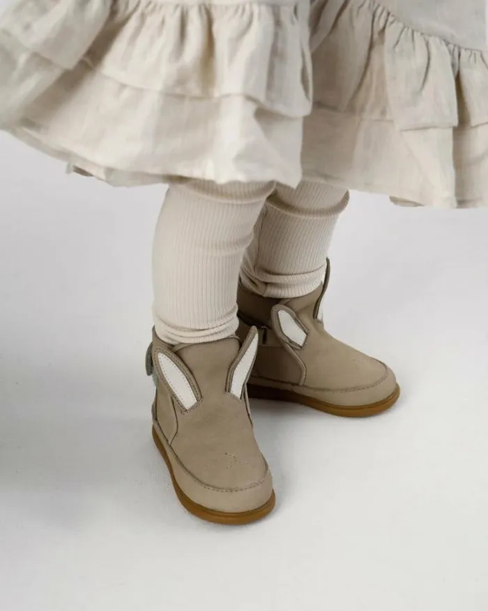 Donsje Amsterdam Toddler Shoes Baby Dubu Classic Shoes Taupe Nubuck