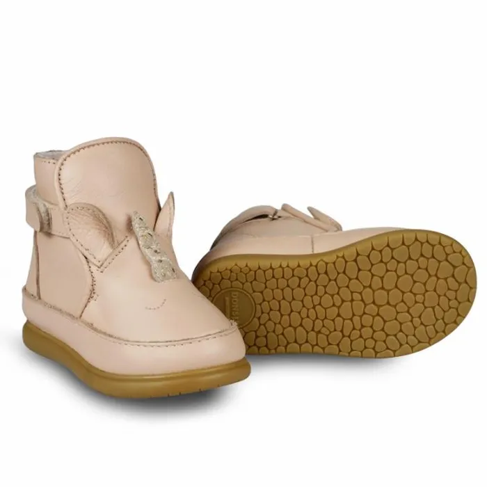 Donsje Amsterdam Toddler Shoes Baby Dubu Special Shoes Light Rose Leather