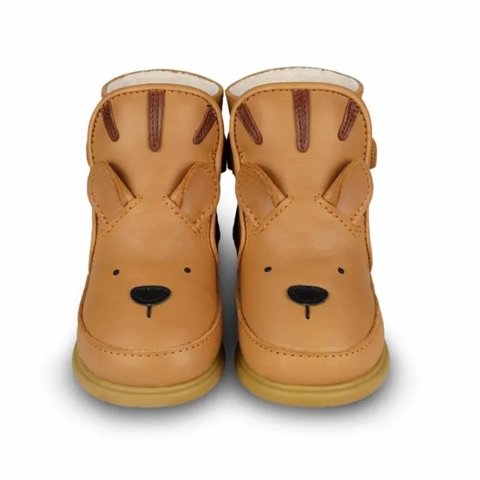 Donsje Amsterdam Toddler Shoes Girls Girls Dubu Classic Shoes Camel Classic Leather